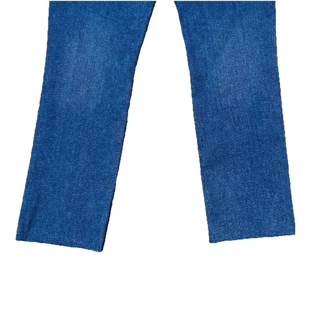 Frank & Eileen Size 27x27 Antique Blue Medium Wash Cork Straight Leg Denim Jeans - Picture 3 of 12